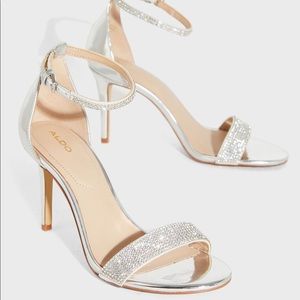Aldo Alodien silver heels